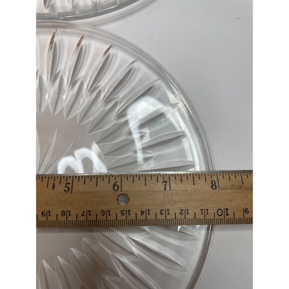 2 Waterford Crystal Maureen Salad Plates about 8 inches - Picture 9 of 10